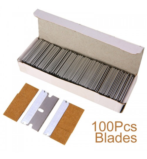 Single Edge Blades, Steel, 100pcs Per Pack